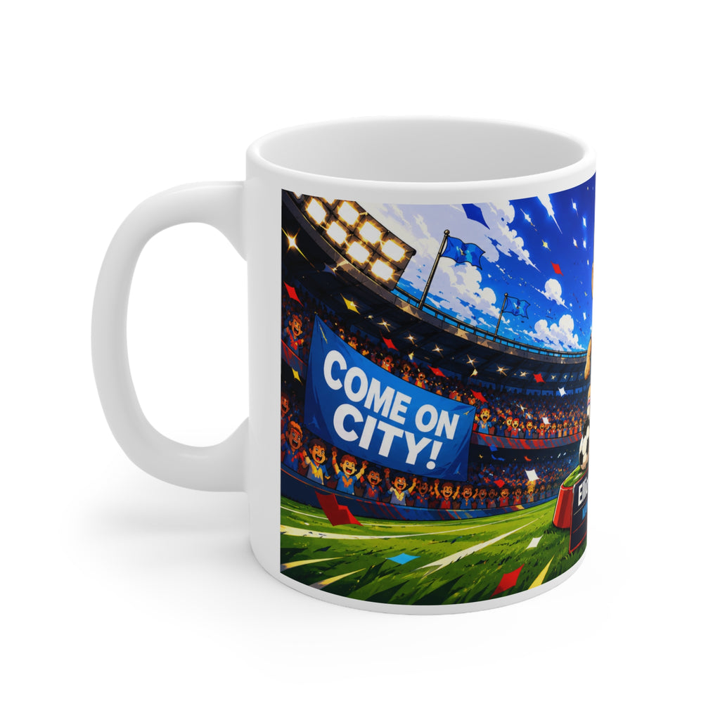 Elliot Anderson Man City & England Anime Coffee Mug — 11oz/15oz