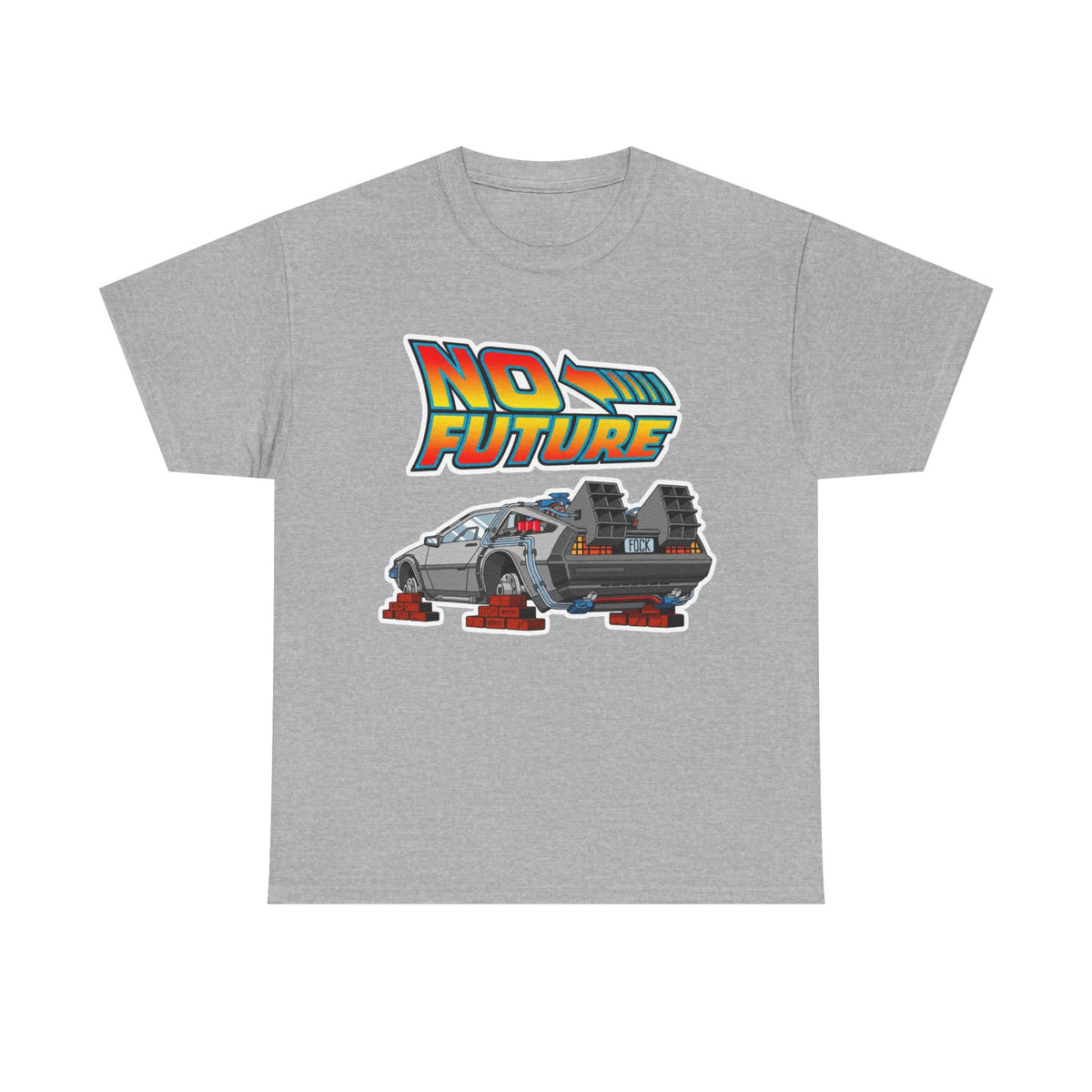 No Future DeLorean Cotton T-Shirt