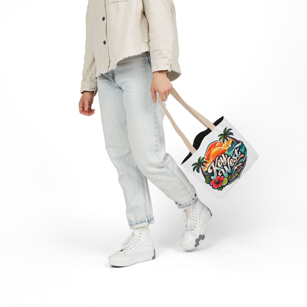 Key West Sunset Canvas Tote