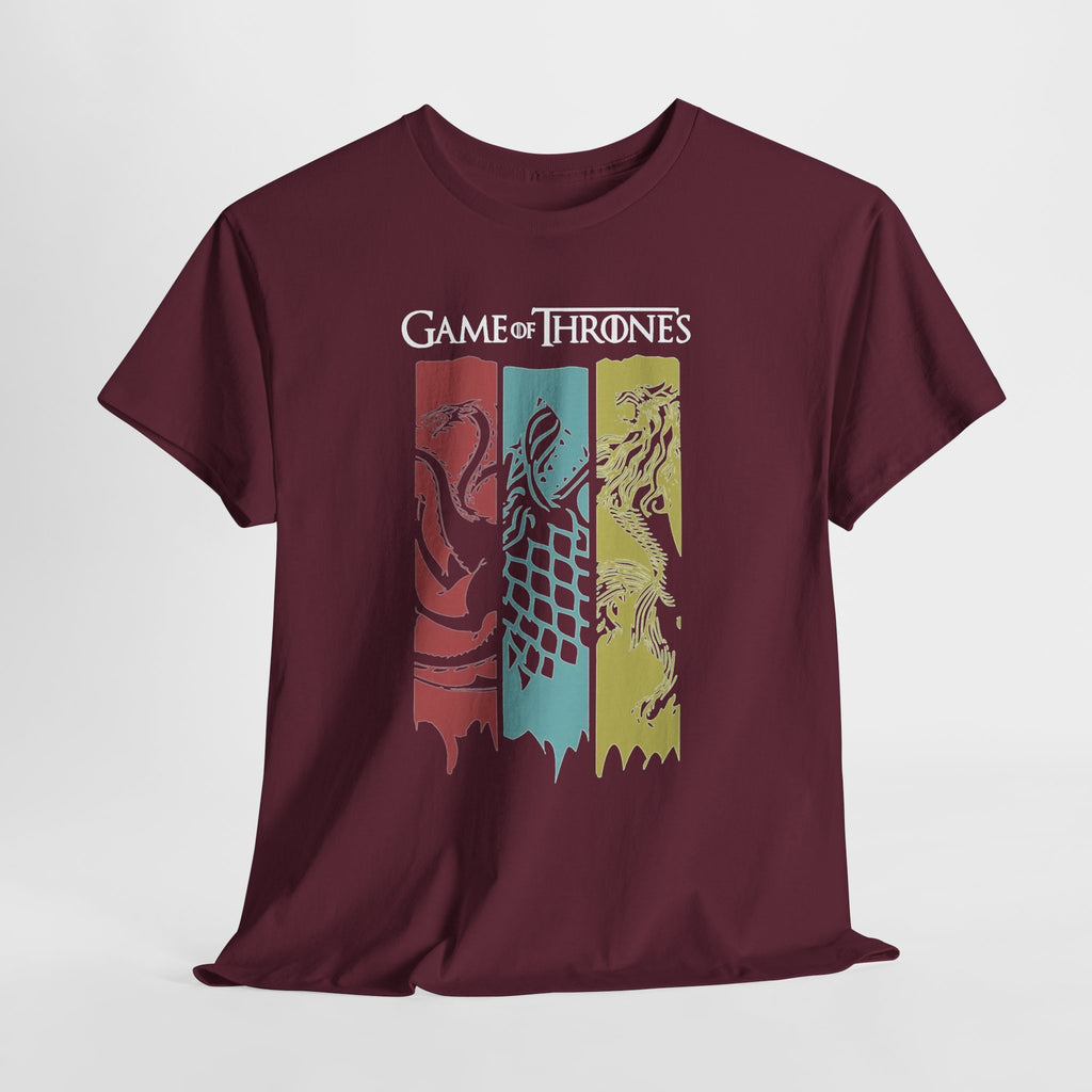 Game of Thrones House Sigils T-Shirt — Stark Lannister Tully Banner Tee