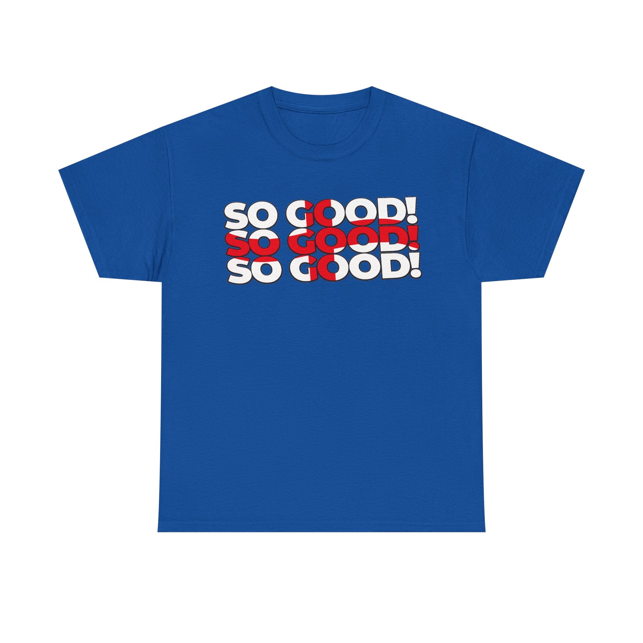 So Good! Retro Text Tee — Graphic White T-Shirt