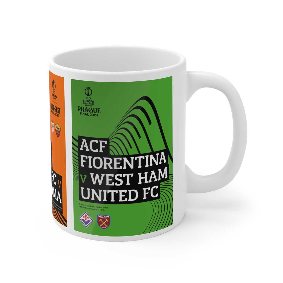 2023 UEFA Finals Programme Covers Inspired Ceramic Coffee Mug 11oz/15oz