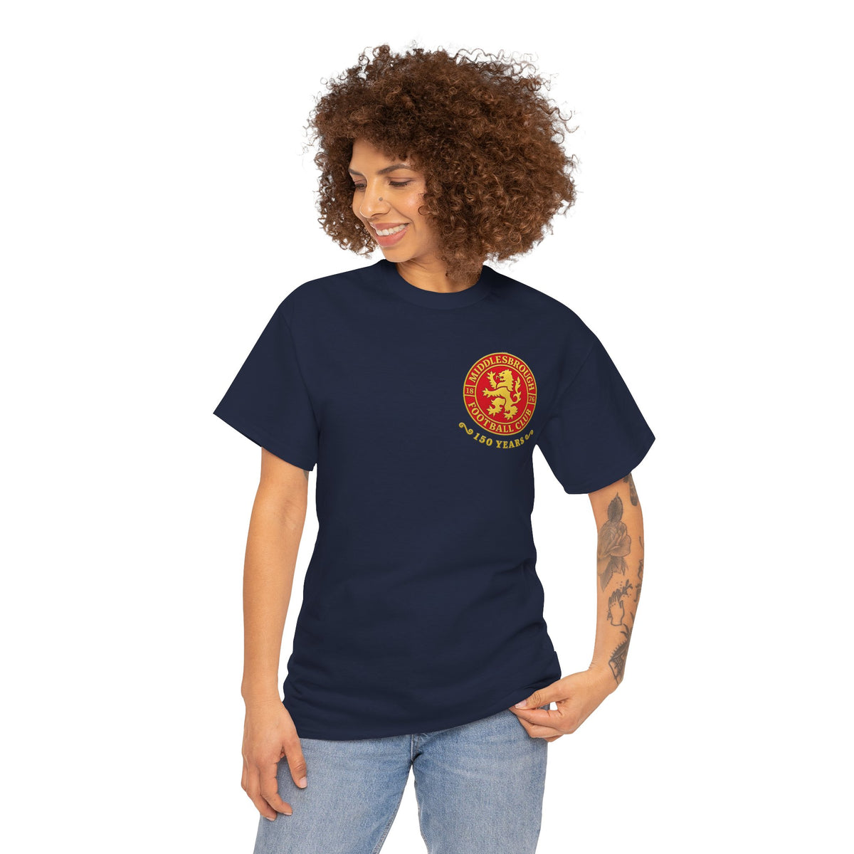 Middlesbrough 150th Crest Cotton T-Shirt