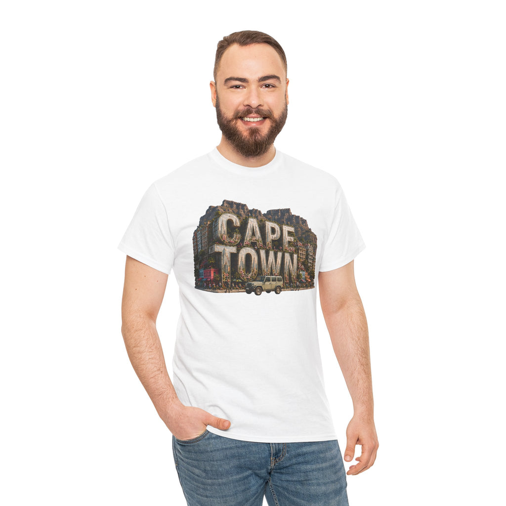 Cape Town Vintage Photo Tee — South Africa Travel Souvenir T-Shirt