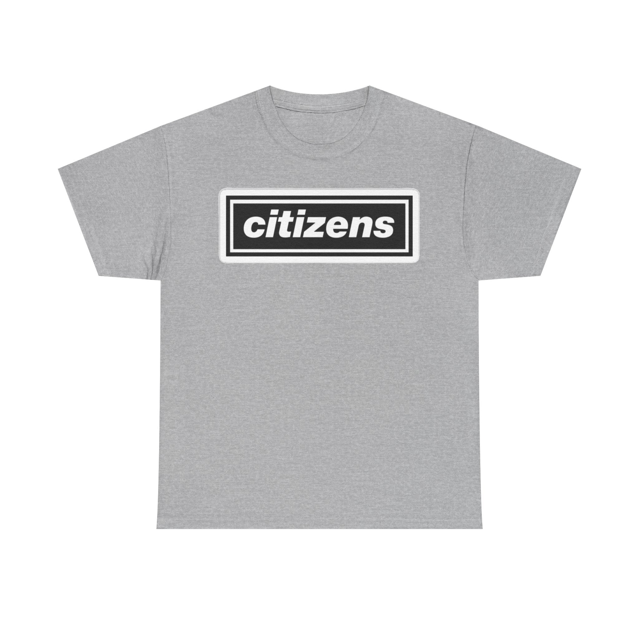 Citizens Manchester City Logo T-Shirt — Minimal Retro Box-Logo Tee