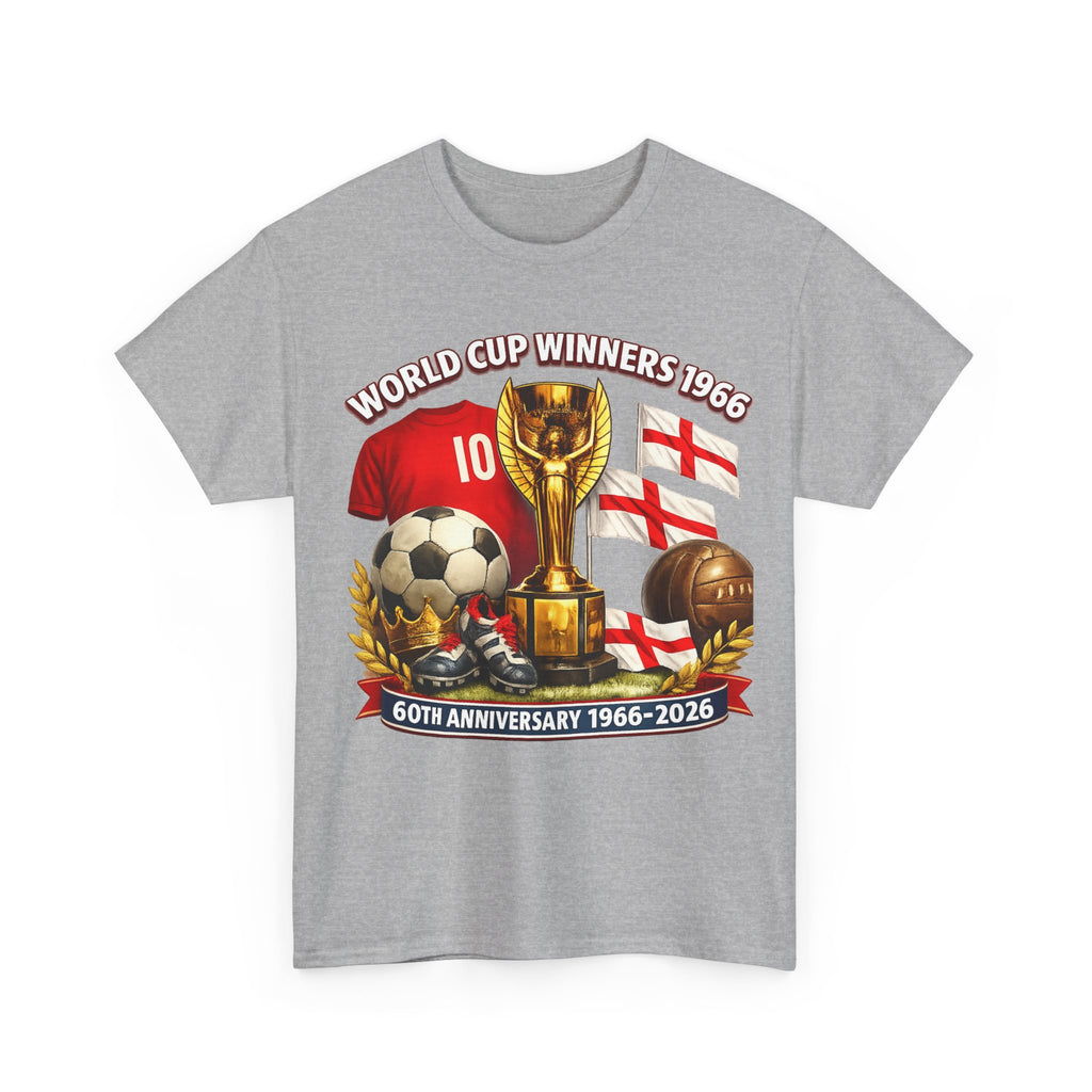 1966 World Cup Winners T‑Shirt — 60th Anniversary England Football Tribute