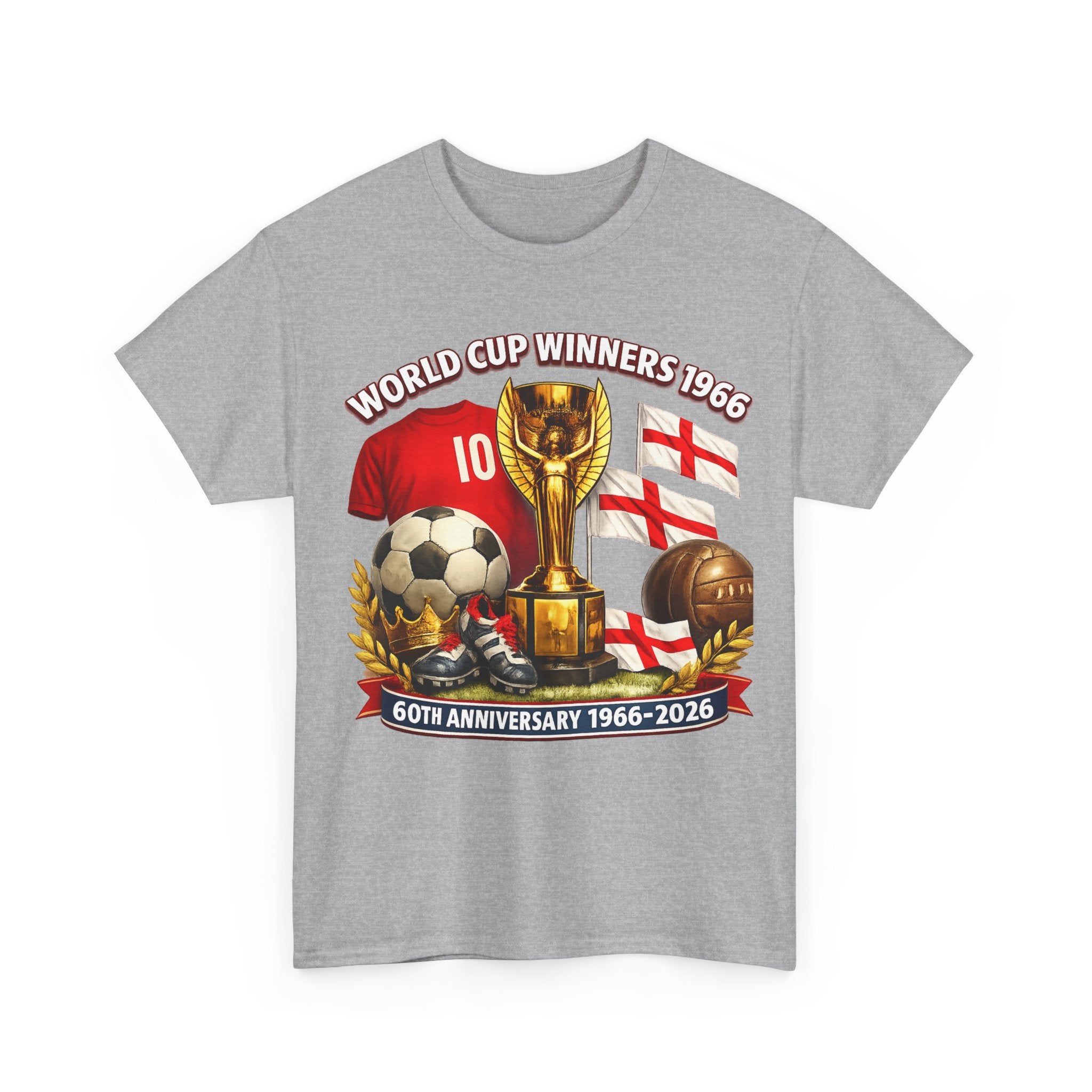 1966 World Cup Winners T‑Shirt — 60th Anniversary England Football Tribute