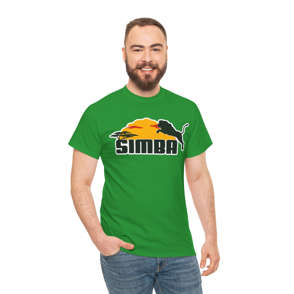 Simba Sunset Graphic Tee — Lion Silhouette Safari T-Shirt