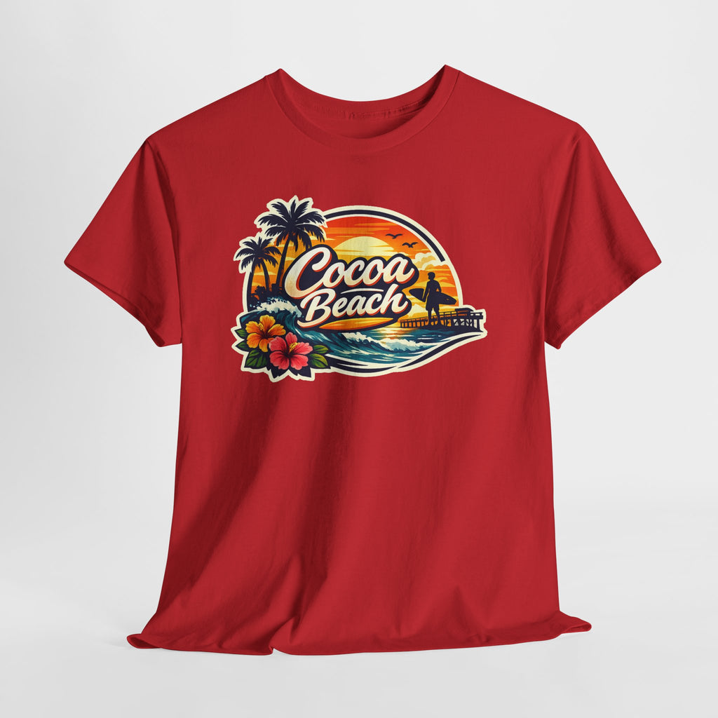 Cocoa Beach Vintage Sunset T-Shirt