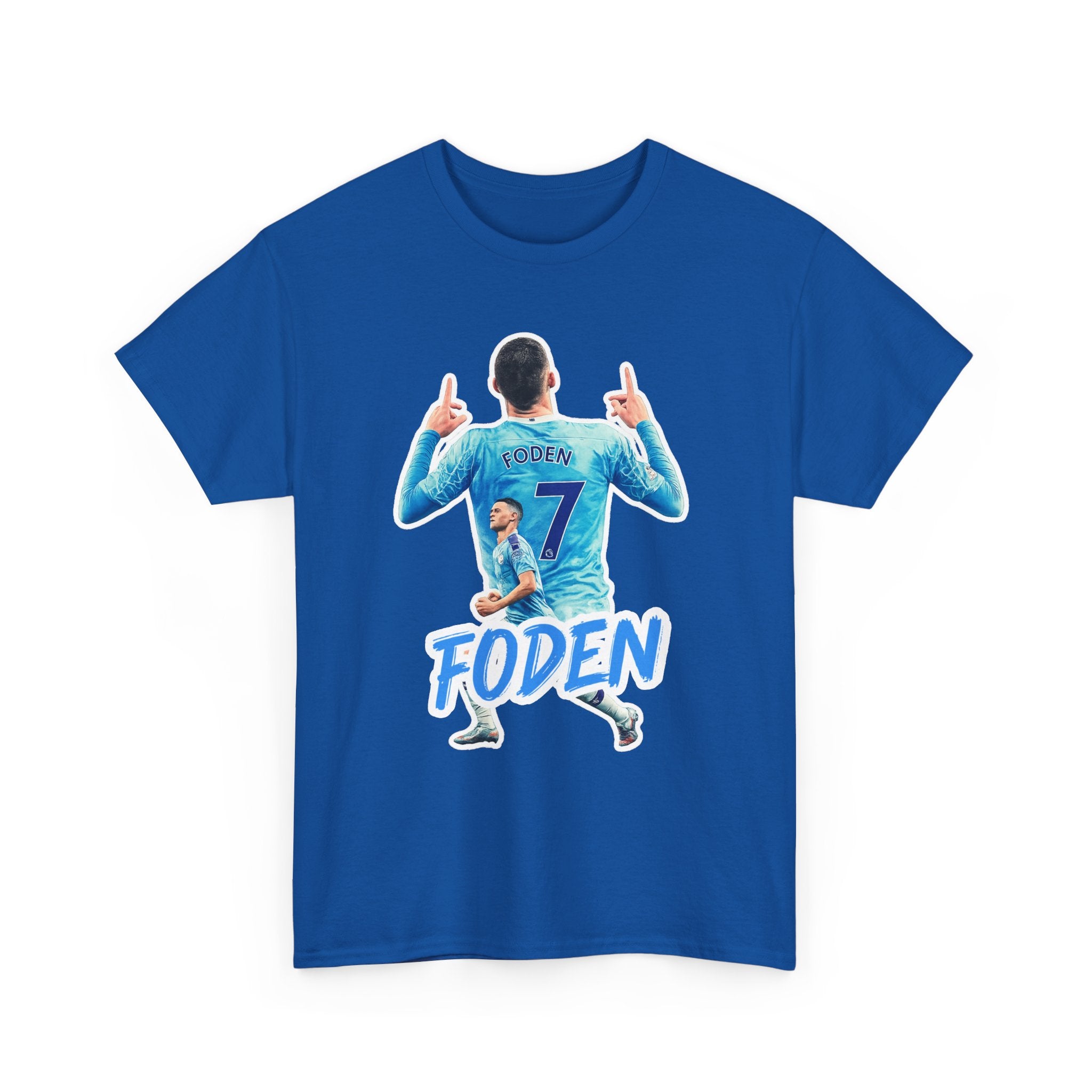 Phil Foden #7 Soccer T‑Shirt — Manchester City Fan Jersey Tribute