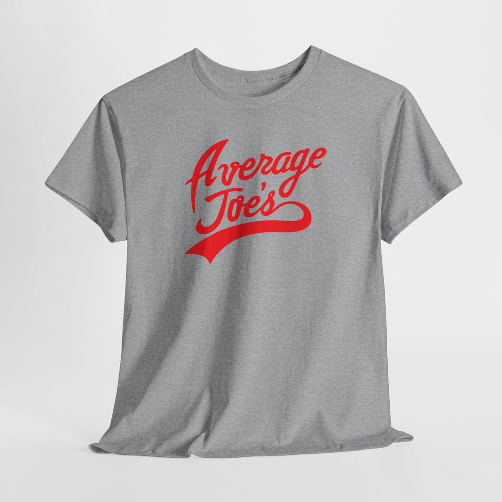 Average Joe's Graphic Tee — Retro Script White T-Shirt