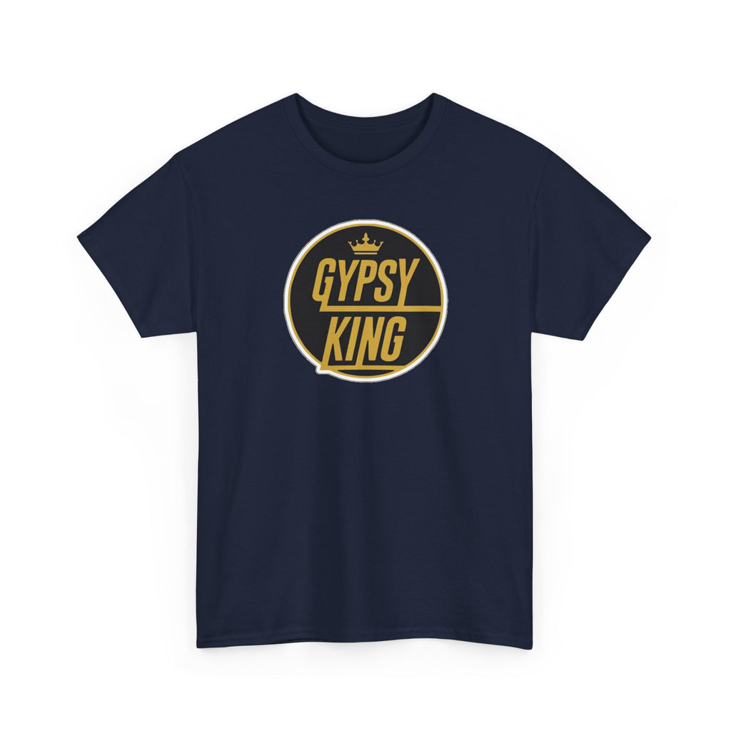 Gypsy King Graphic Tee — Retro Black & Gold Crown Logo T‑Shirt