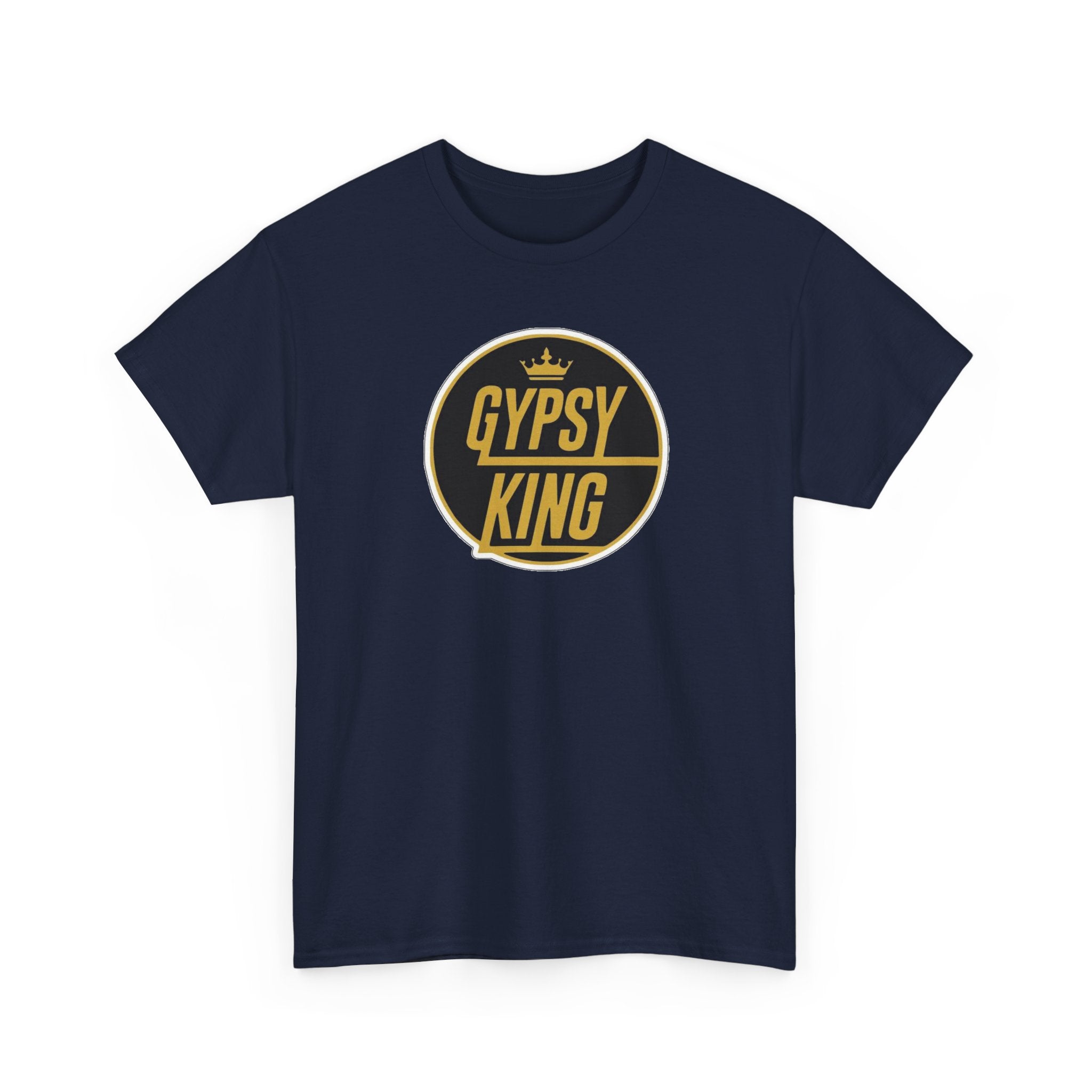 Gypsy King Graphic Tee — Retro Black & Gold Crown Logo T‑Shirt