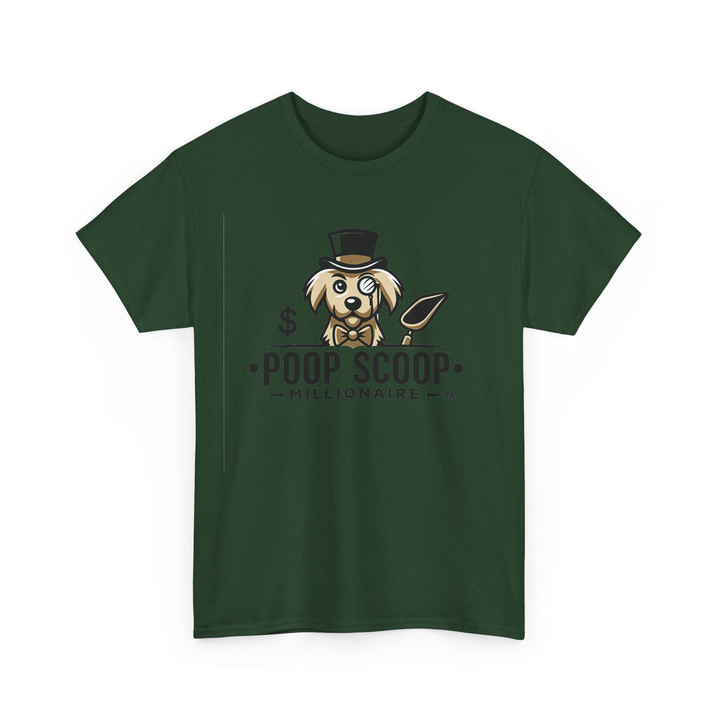 Poop Scoop Millionaire T-Shirt — Funny Dog Poop Scooping Tee
