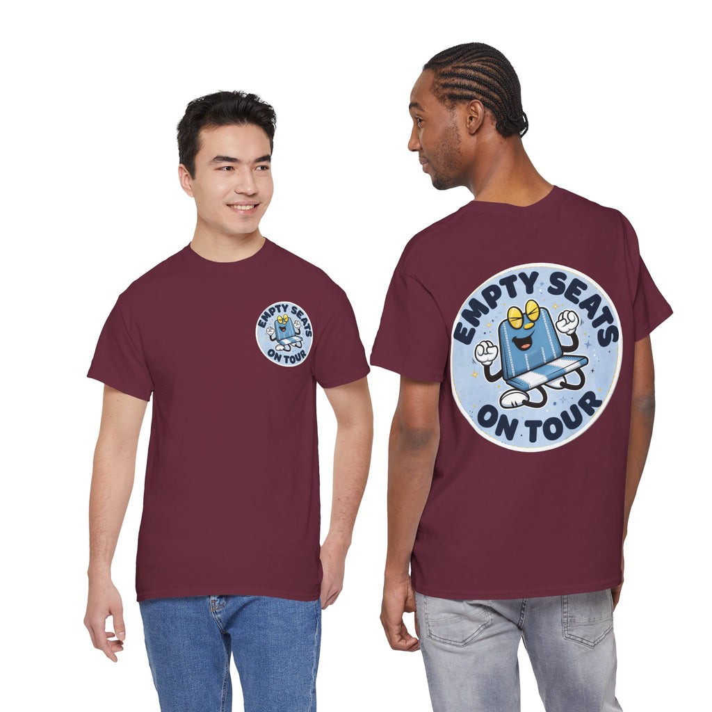 Manchester City T-Shirt — 'Empty Blue Seats On Tour' Retro Skate Graphic Tee