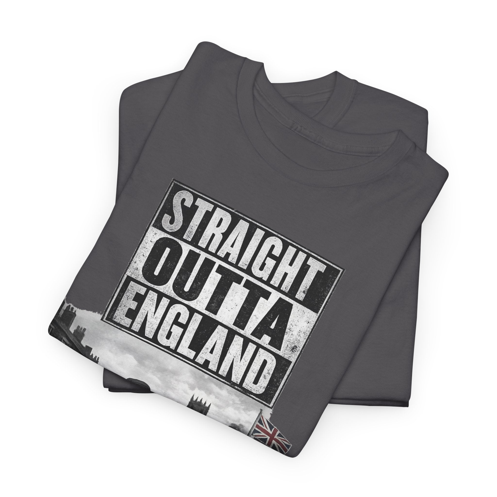 Straight Outta England T-Shirt — Retro Band Photo Tee