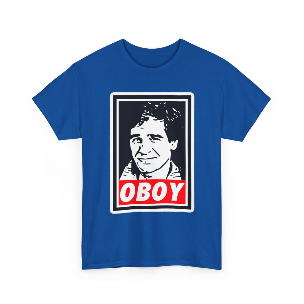 Oboy Quantum Leap Graphic Tee — Retro Pop Art Portrait T‑Shirt