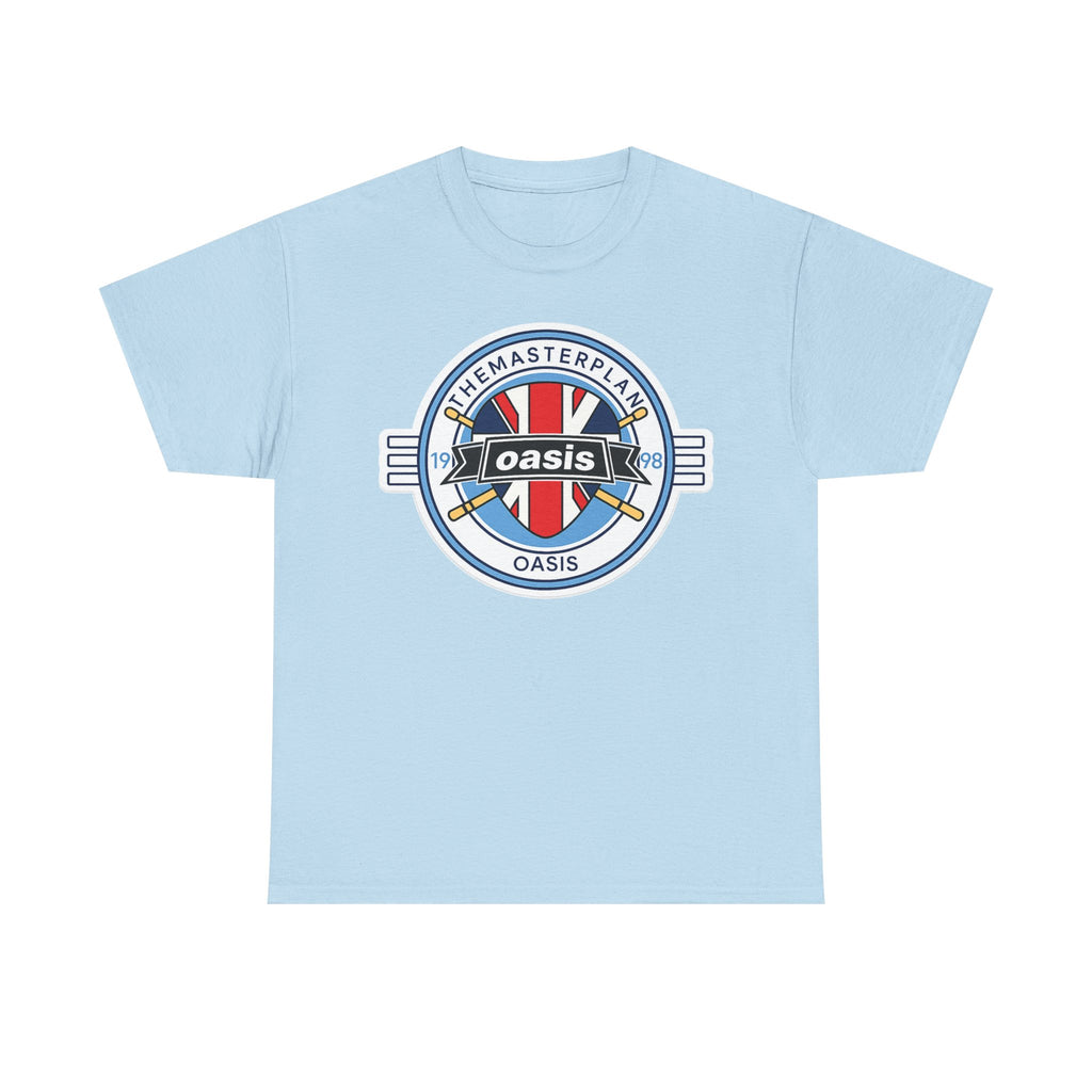 Oasis Union Jack Band Tee – Retro Rock Logo T-Shirt