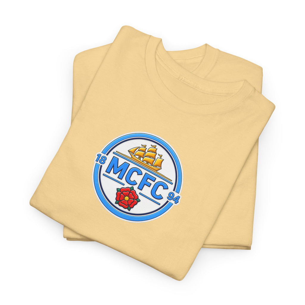 MCFC Retro Crest T‑Shirt — Vintage Soccer Fan Tee