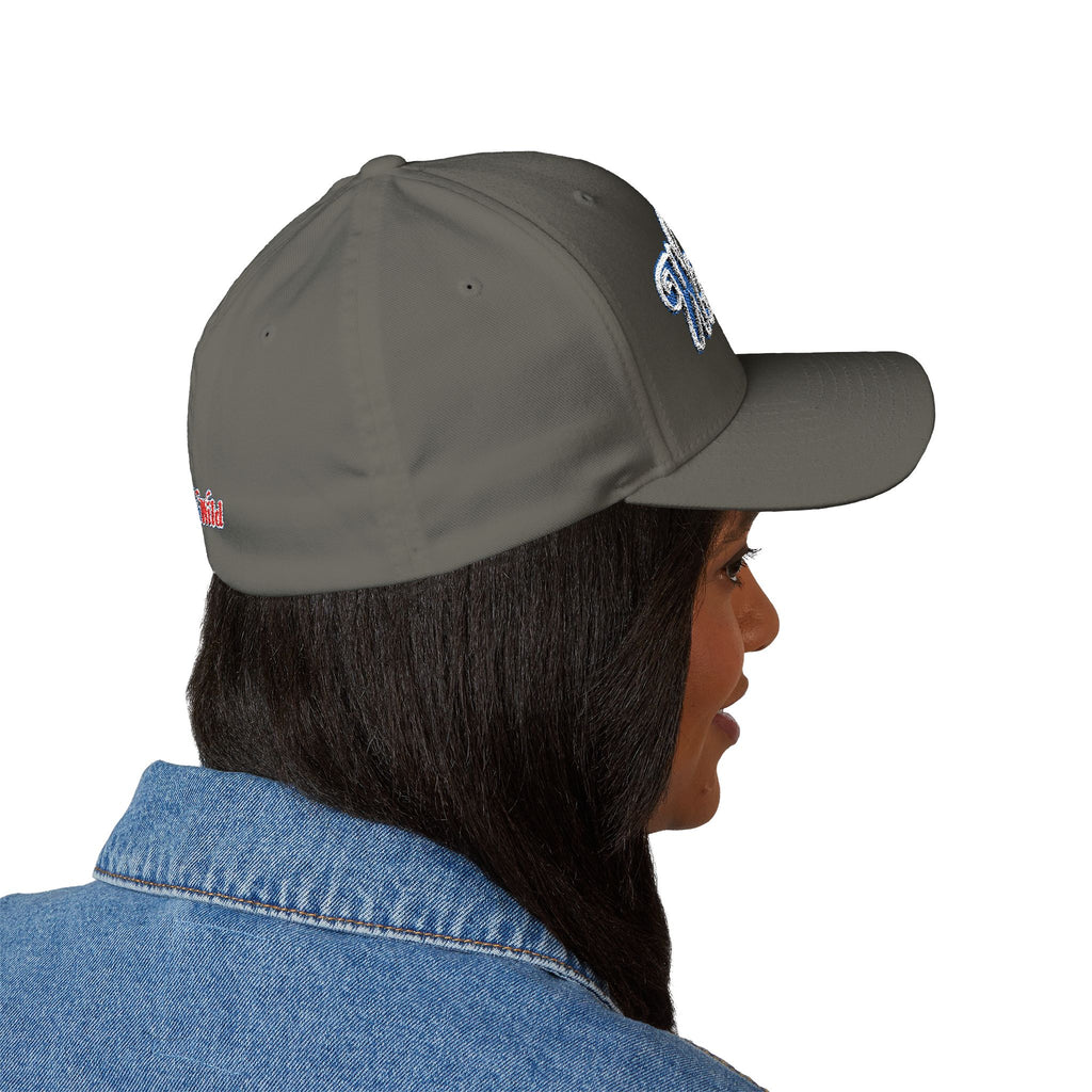 Wet 'n Wild Retro Embroidered Cap — Patriotic Red & Blue Retro Baseball Hat
