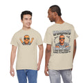 Funny Graphic T-Shirt — "I Have Absolutely No Intention of Behaving Myself" Cartoon Portrait Tee