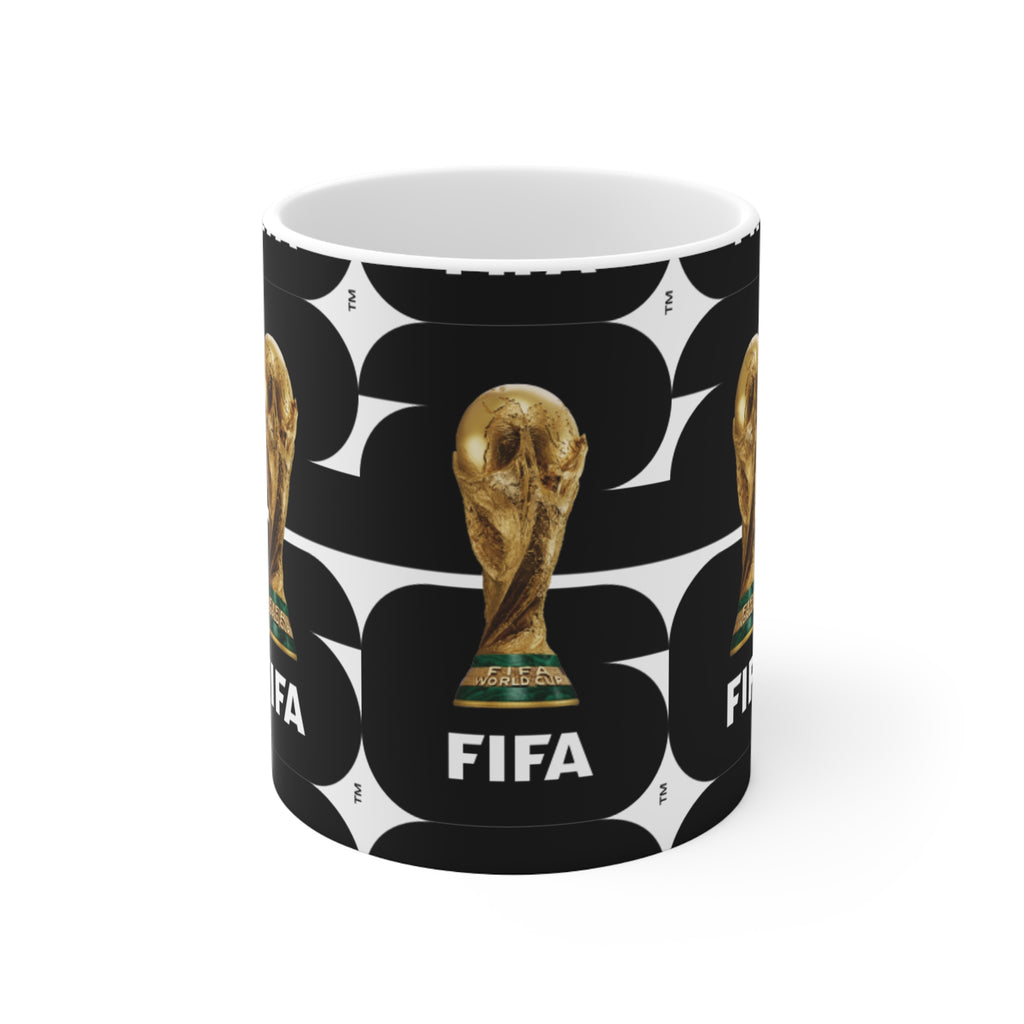 FIFA World Cup 2026 Logo Ceramic Mug — Soccer Fan Coffee Cup (11oz & 15oz)
