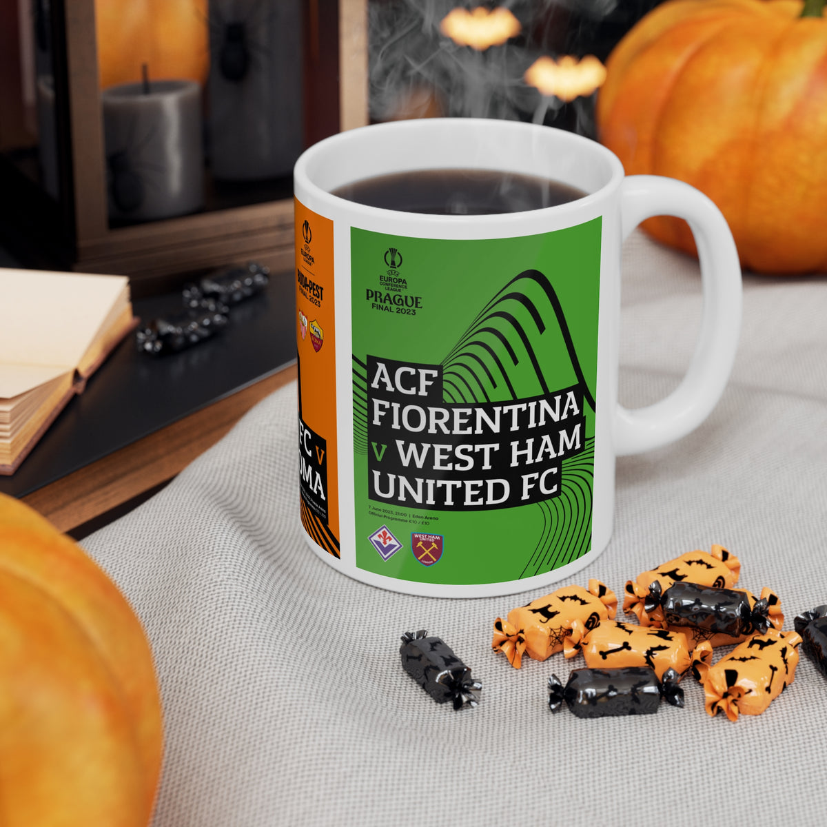 2023 UEFA Finals Programme Covers Inspired Ceramic Coffee Mug 11oz/15oz