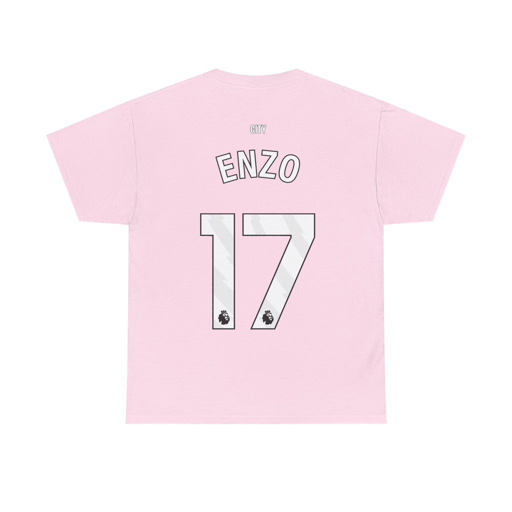 Enzo Fernandez Manchester City Inspired Cotton T-Shirt