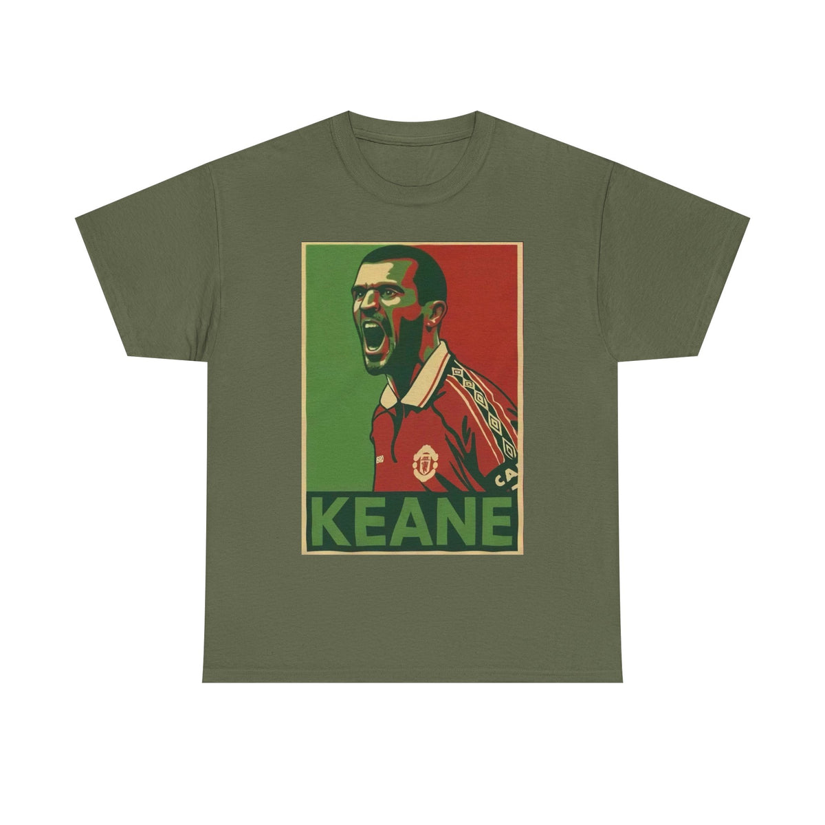 Roy Keane Manchester United Legend Retro Football Tee