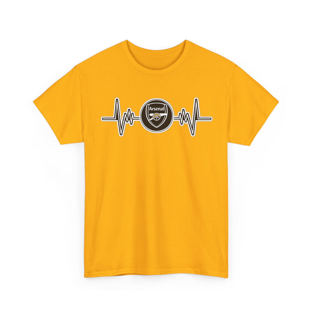 Arsenal Heartbeat T-Shirt — Premier League Fans’ Cotton Tee