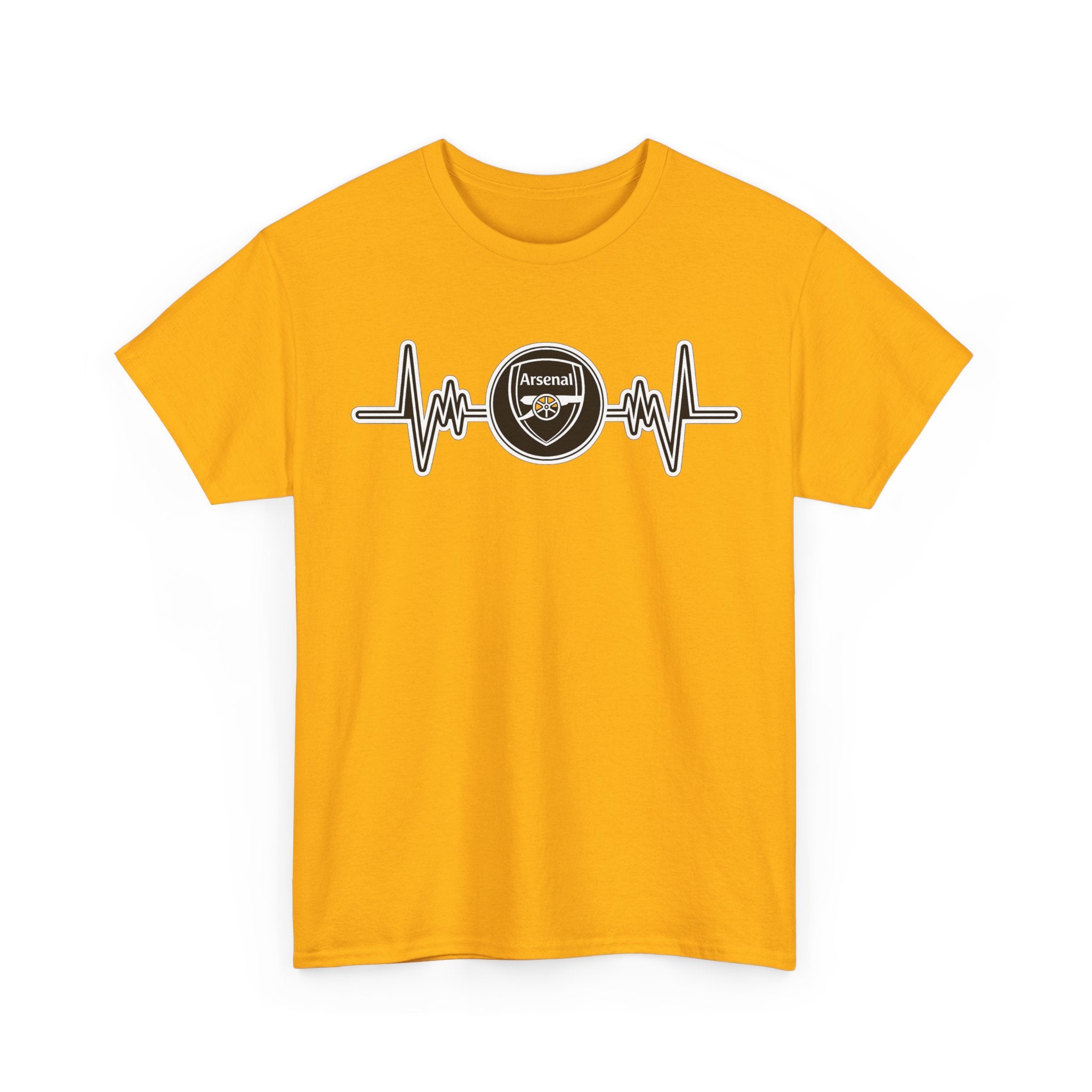 Arsenal Heartbeat T-Shirt — Premier League Fans’ Cotton Tee