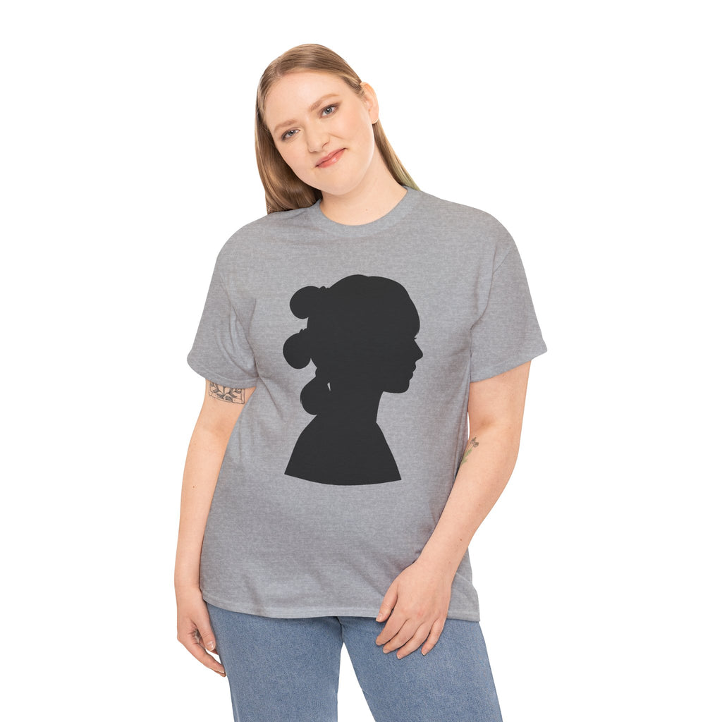 Princess Leia Star Wars Silhouette Profile Tee — Classic Portrait T‑Shirt