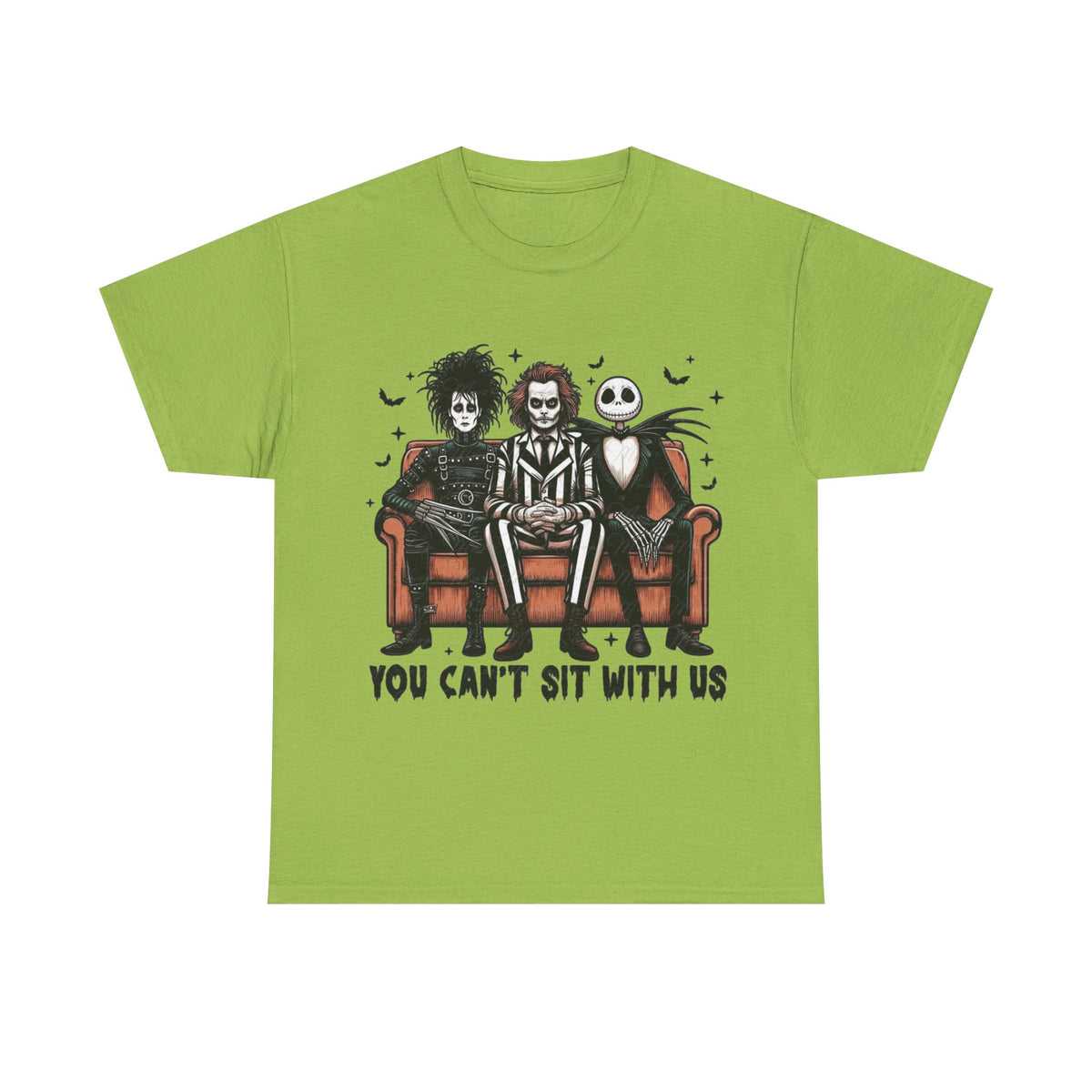 Johnny Depp Graphic Tee — 'You Can't Sit With Us' Halloween Horror Trio T-Shirt