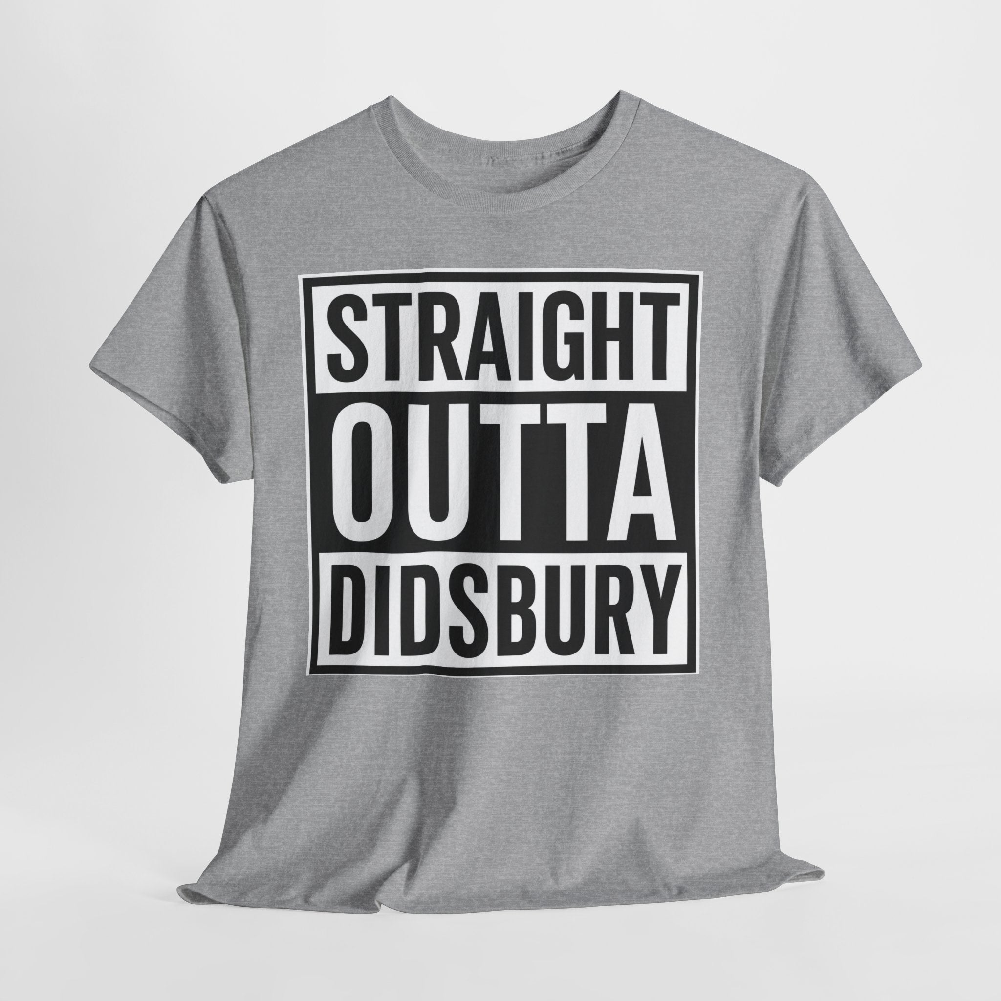Straight Outta Didsbury T‑Shirt — Graphic City Pride Tee