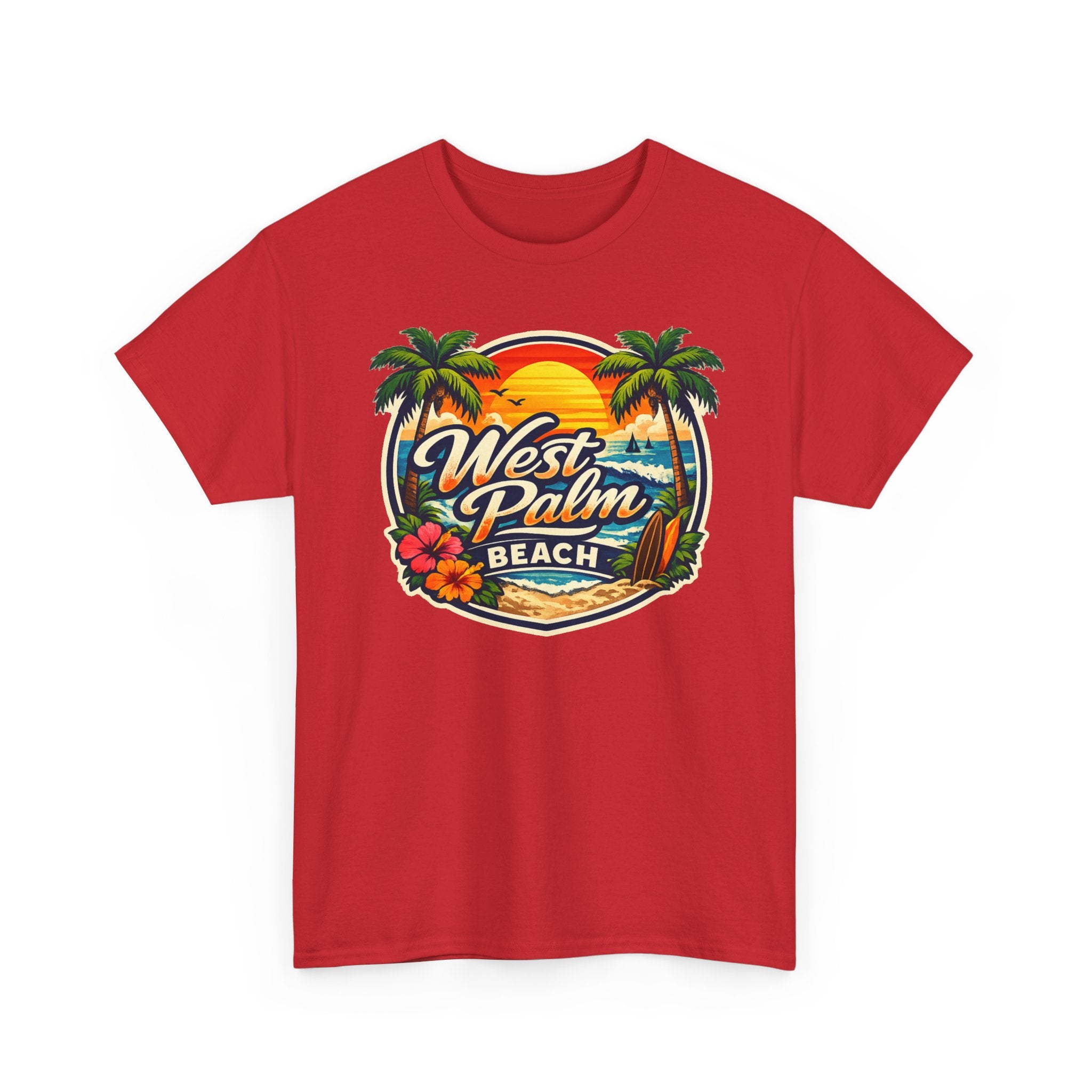 West Palm Beach Retro Sunset T-Shirt