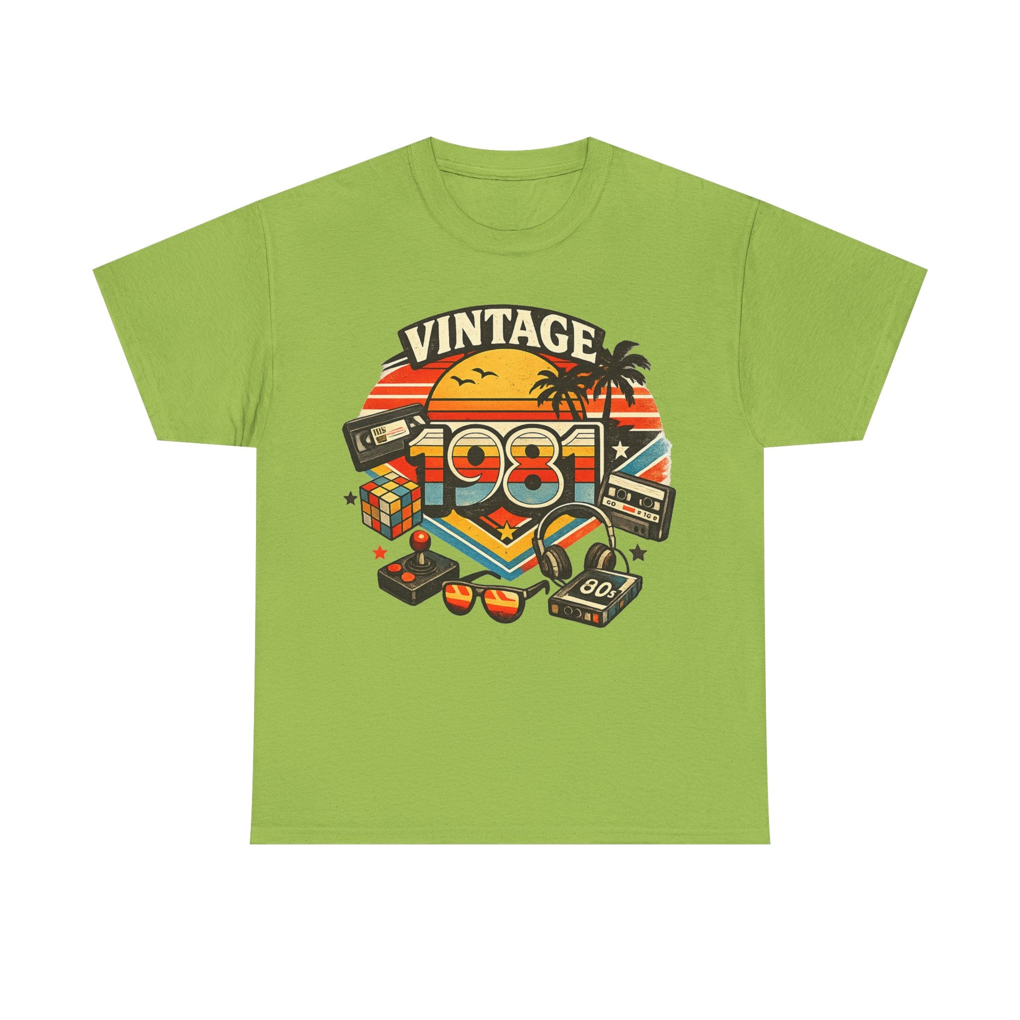Vintage 1981 Retro Tee — 80s Nostalgia Graphic T-Shirt