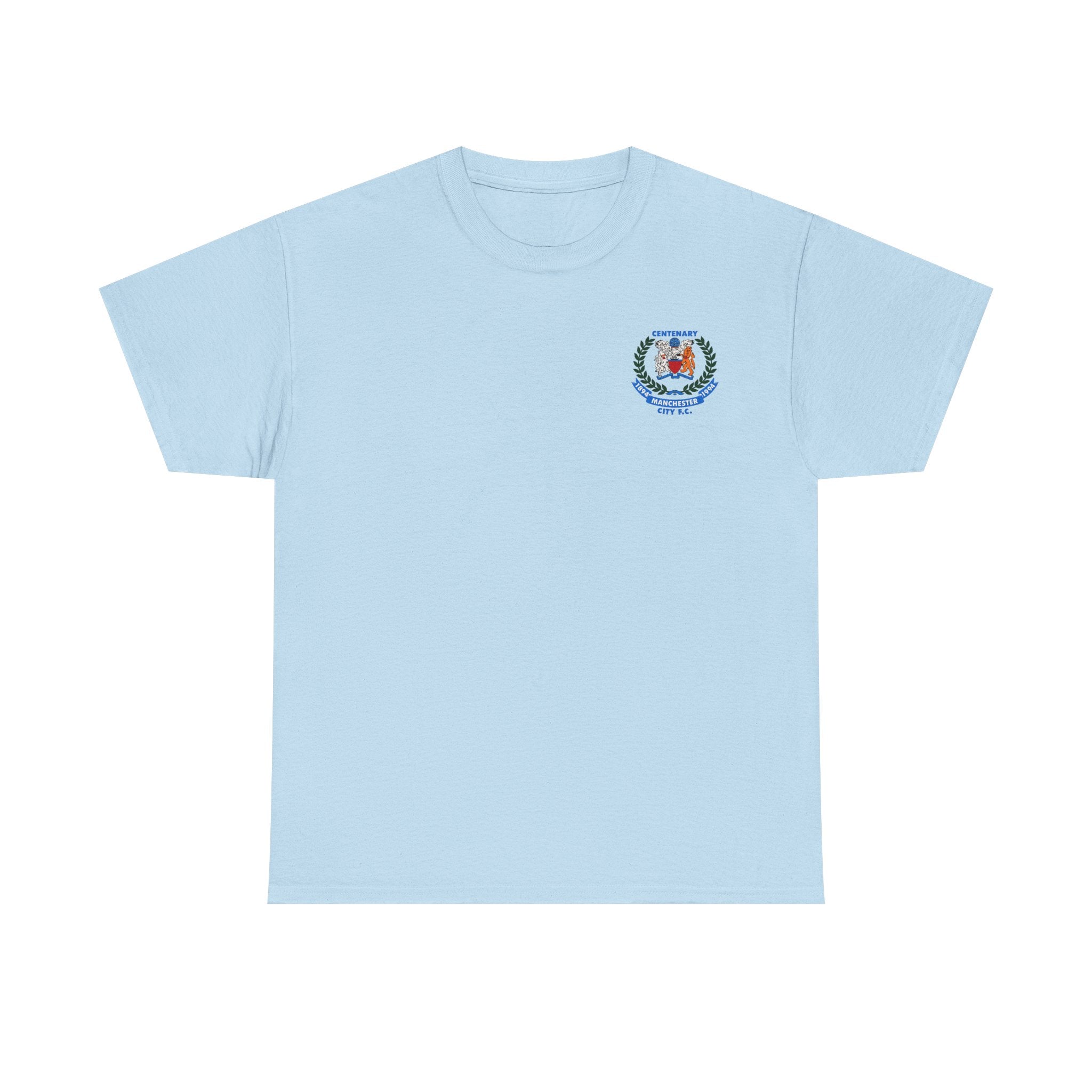 Centenary Manchester City FC Crest Tee — 1894–1994 Commemorative Shirt