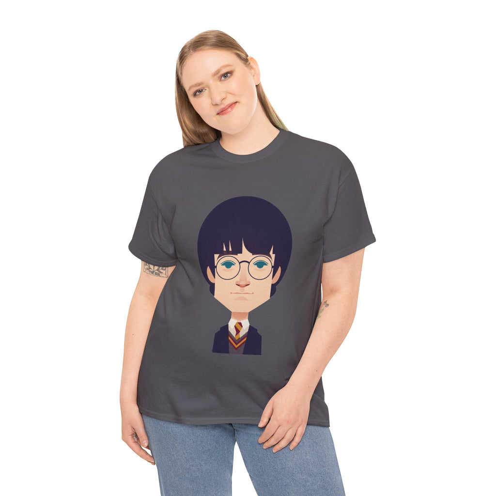 Harry Potter Wizard School Boy Cartoon Cotton T-Shirt