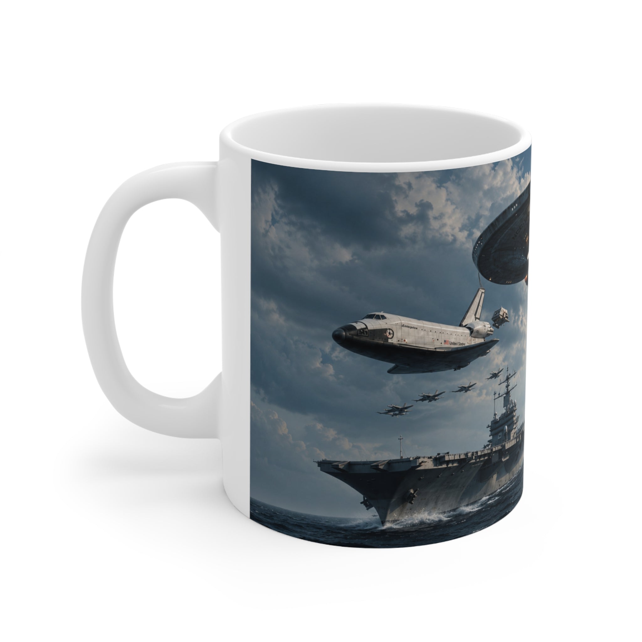 Ships Named ENTERPRISE Mug — Sci‑Fi Naval Spacecraft Coffee Cup (11oz & 15oz)