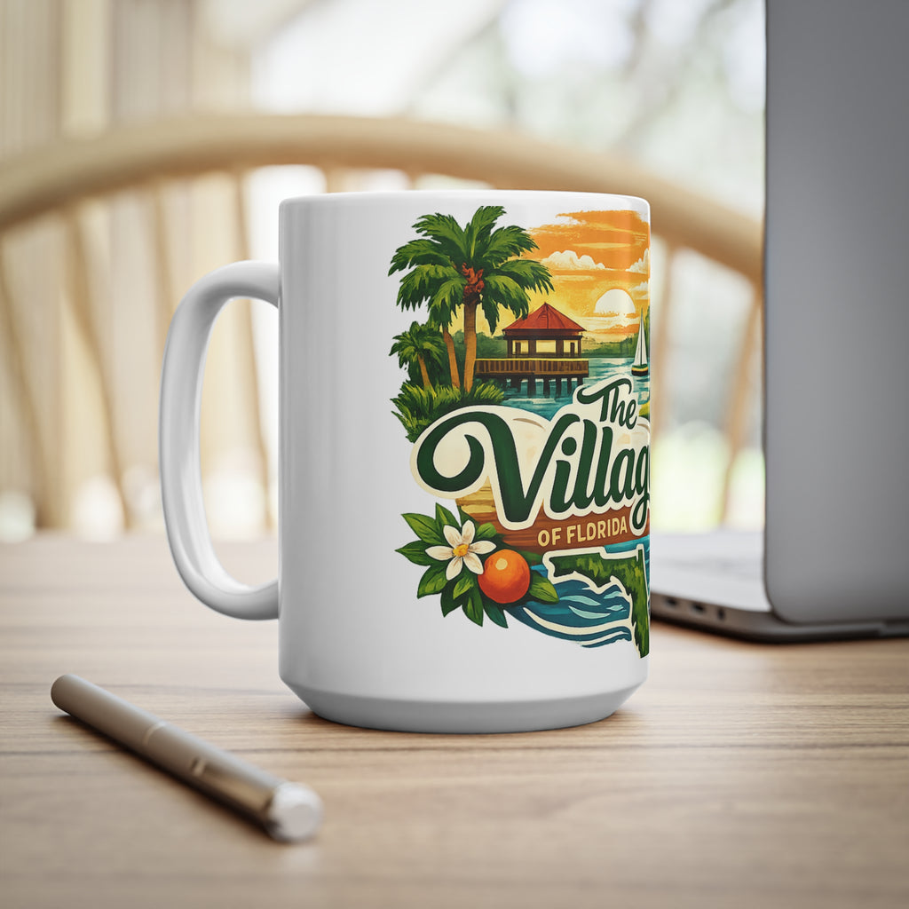 The Villages of Florida Ceramic Coffee Cups, 11oz, 15oz