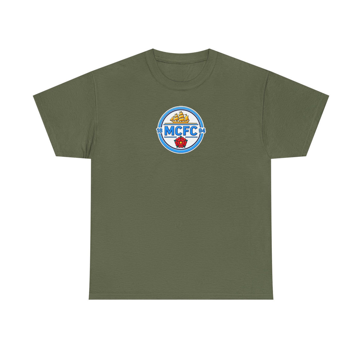 MCFC Retro Crest T‑Shirt — Vintage Soccer Fan Tee