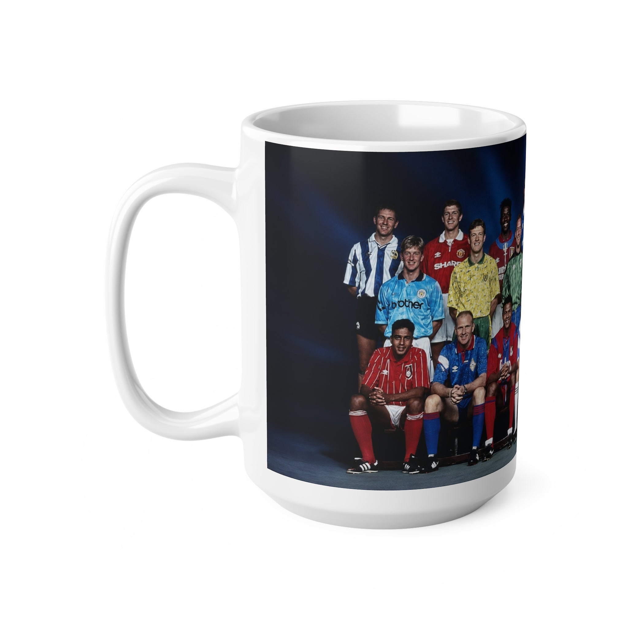 Premier League League Retro Photo Ceramic Mug — 11oz & 15oz