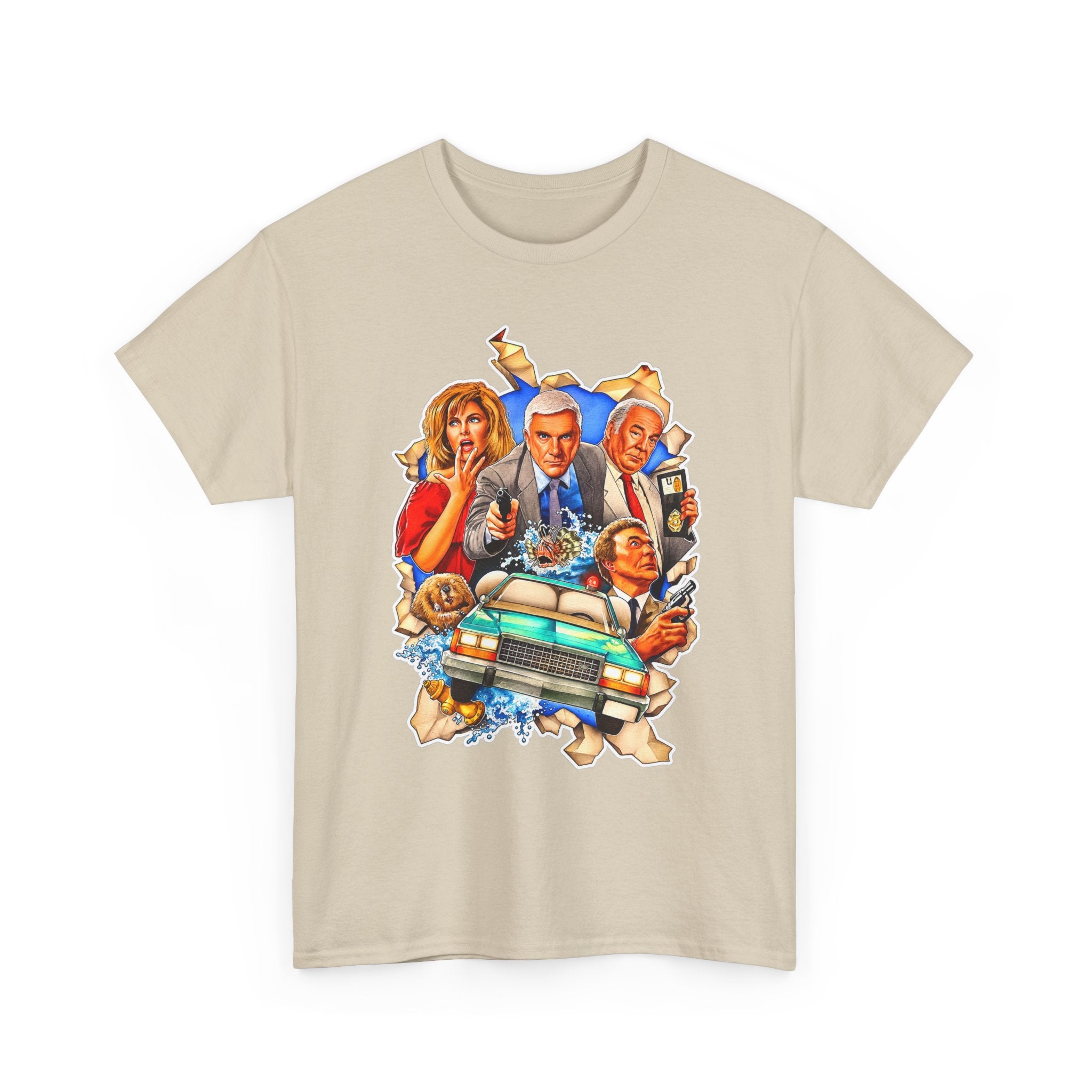 The Naked Gun / Police Squad Crime Comedy Movie Poster Cotton T-Shirt