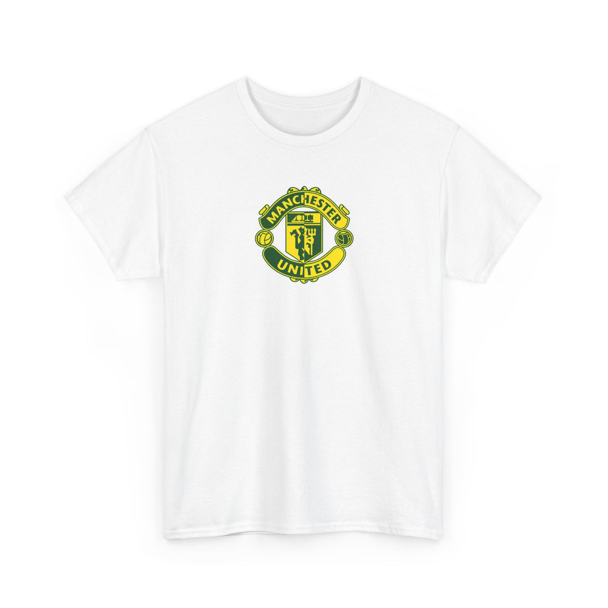 Manchester United Retro Crest Cotton T-Shirt