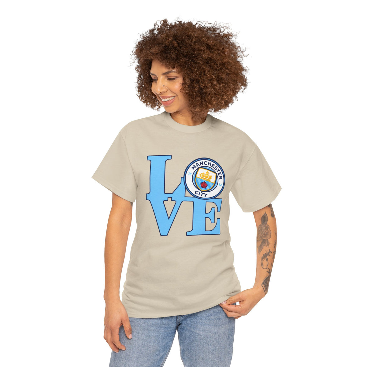 Manchester City LOVE Cotton T-Shirt