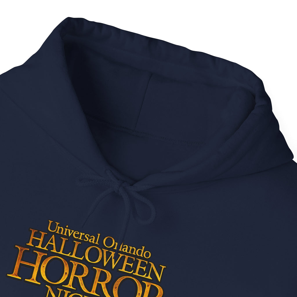 Hoodie — 'Halloween Horror Nights 35' Retro Theme Park Logo Pullover