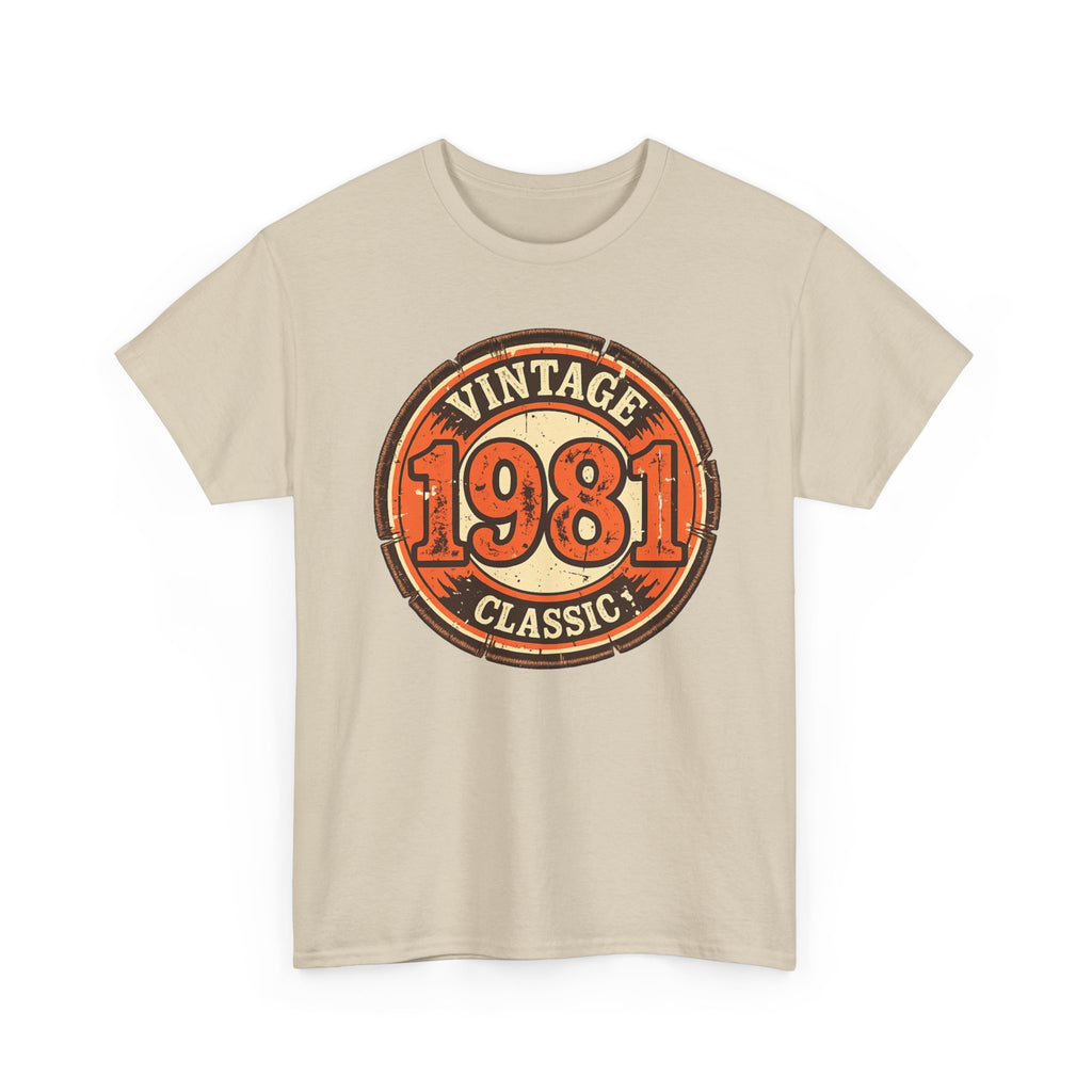 Vintage 1981 Classic T-Shirt — Retro Birthday Tee