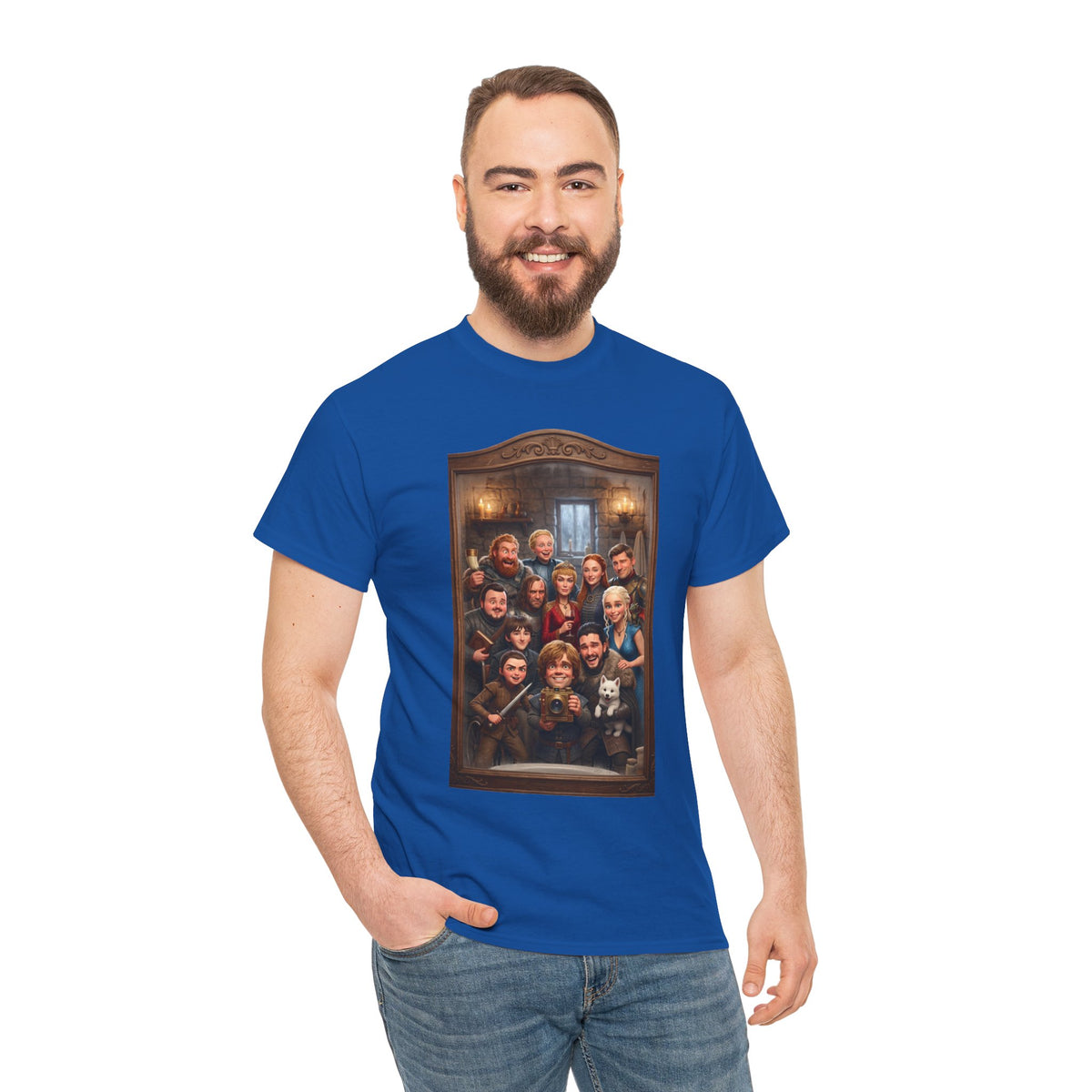 Game of Thrones Cast Portrait Inspired Cotton T-Shirt