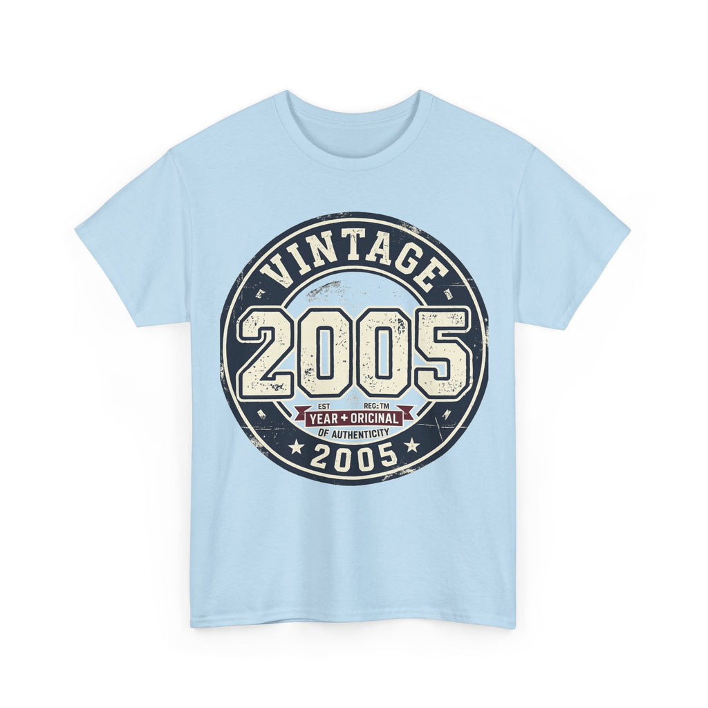 Vintage 2005 T-Shirt — Retro Birth Year Graphic Tee
