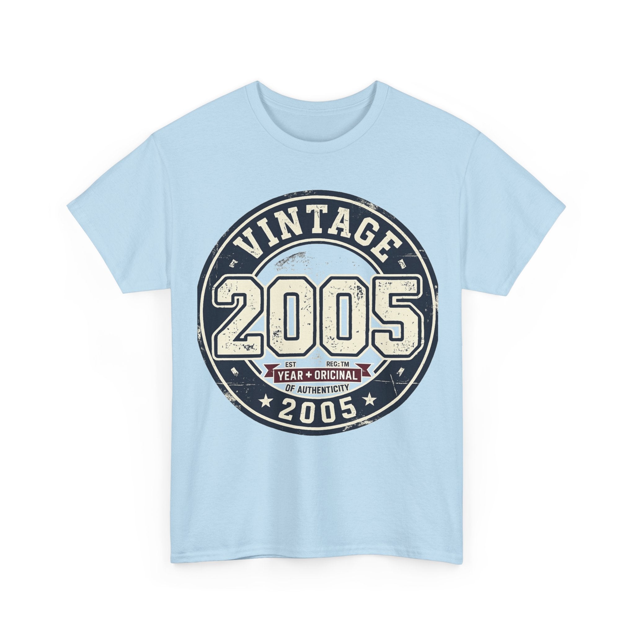 Vintage 2005 T-Shirt — Retro Birth Year Graphic Tee